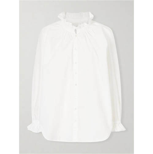 Citizens of Humanity 女士 FW26 上衣 Loretta 褶皱棉质府绸衬衫