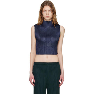 Pleats Please Issey Miyake 女士 上衣 海军蓝 Tune 上装