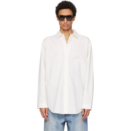 Fear Of God 男士 SS26 衬衫 白色 Cotton Wool Oxford Classic