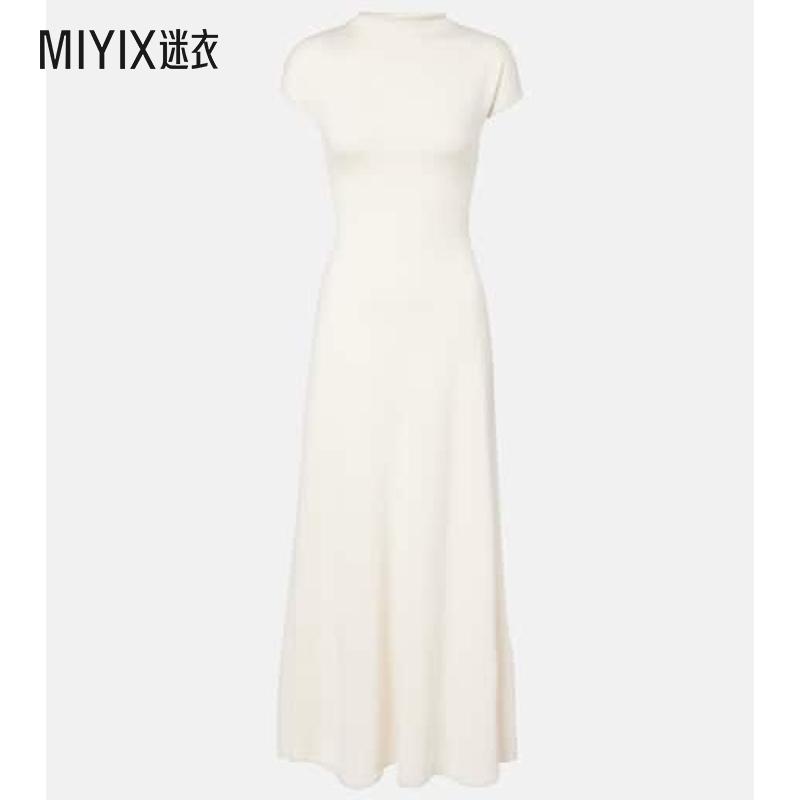 TOVE 女款Lenore 针织羊毛真丝中长连衣裙 迷衣时尚