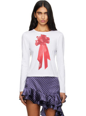 Sandy Liang 女士 T恤 白色 Present Nap T 恤