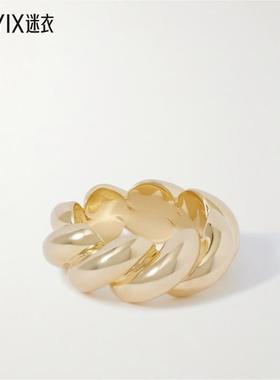 LIÉ STUDIO 女款The Christine 镀金戒指 迷衣时尚