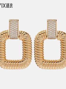 Self-Portrait 女款Knocker 水晶装饰耳环 迷衣时尚