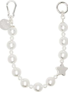 Sandy Liang 女士 钥匙扣 白色  银色钥匙扣