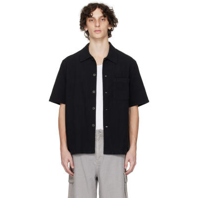 Our Legacy 男士 衬衫 黑色 Box 短袖衬衫
