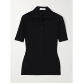 条纹棉质凸纹布Polo衫 Giuliva POLO衫 Daphne Heritage 女士