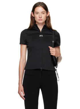 Courrèges 女士 卫衣 黑色 Interlock Tracksuit 上装