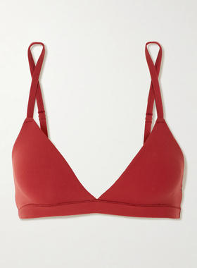 SKIMS 女士 SS26 文胸 Fits Everybody 三角形砖红色比基尼内衣
