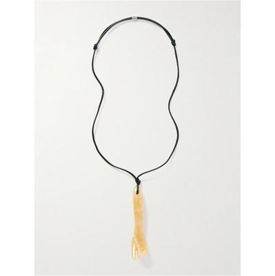 Lemaire 勒梅尔 女士 项链/吊坠 Aragonite Gua Sha Fork 项链