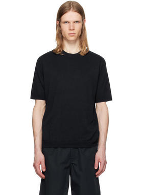 Norse Projects 男士 T恤 海军蓝 Rhys Cotton Linen T 恤