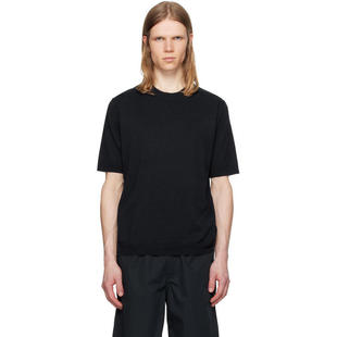 Norse Projects 男士 T恤 海军蓝 Rhys Cotton Linen T 恤