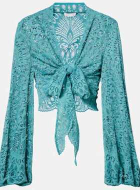 Alexandra Miro 女士 上衣 Tabitha 蕾丝短款上衣