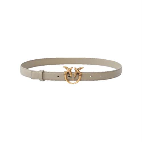 Pinko 品高 女士 SS26 腰带 Love Birds thin leather belt 2cm