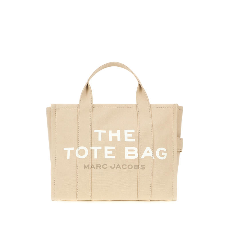 Marc Jacobs 女士 SS26 手提包 米色帆布中号可购物手袋