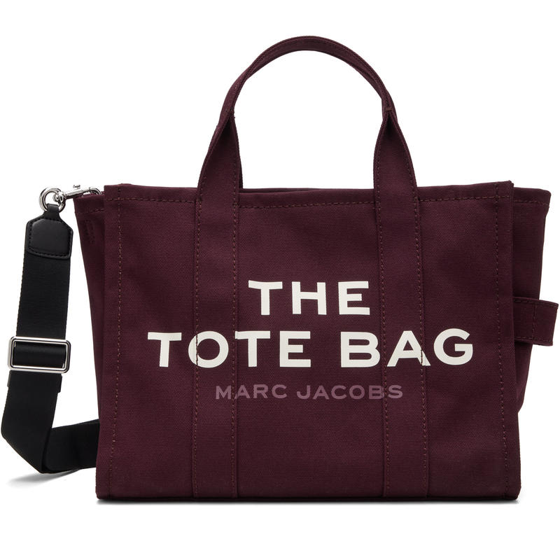 Marc Jacobs 女士 托特包 酒红色 The Canvas Medium 托特包