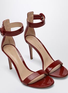 Gianvito Rossi 吉安维托·罗西 女士 凉鞋 PORTOFINO 85 酒红