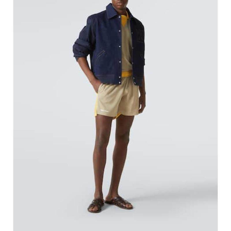 Wales Bonner 男士 短裤 徽标色块短裤,男装,短裤,淘宝优惠券,粉丝福利购,淘宝优惠卷