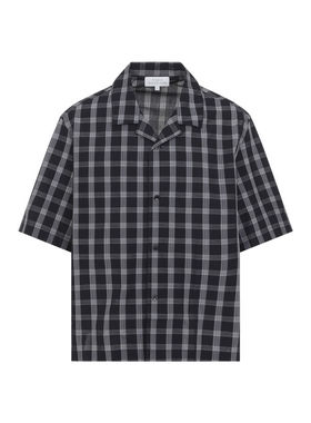 Studio Nicholson 男士 SS26 衬衫 KLINE 黑色棉质