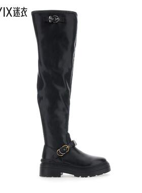 【秋季新品】Pinko 女款MIA 26 - SPREADING/NAPPA 弹力靴子 迷衣