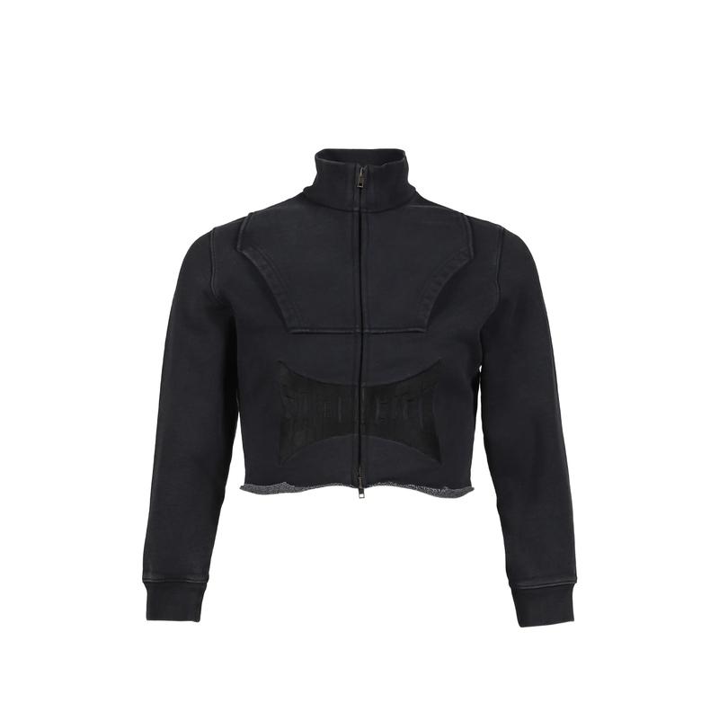 Vetements 维特萌 女士 SS26 卫衣 UPSIDE-DOWN 徽标拉链连帽衫图片