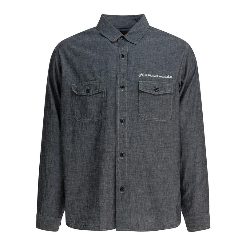 HUMAN MADE 男士 FW25 衬衫 青年布衬衫