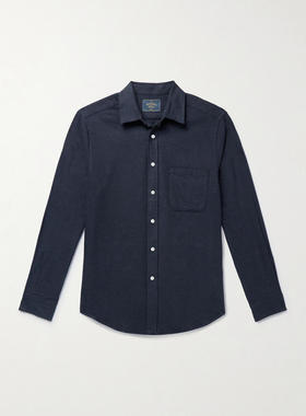 PORTUGUESE FLANNEL 男士 SS26 衬衫 Teca 磨毛棉质斜纹布衬衫