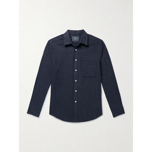 PORTUGUESE FLANNEL 男士 SS26 衬衫 Teca 磨毛棉质斜纹布衬衫