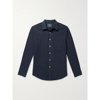 PORTUGUESE FLANNEL 男士 SS26 衬衫 Teca 磨毛棉质斜纹布衬衫