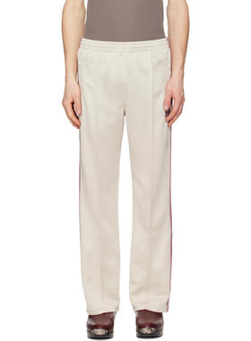 Needles 男士 运动长裤 灰白色 Poly Smooth 运动裤