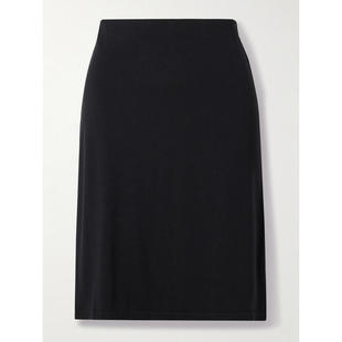 SKIMS 女士 秋冬新品 睡衣 Layers - Obsidian 光滑针织半身裙