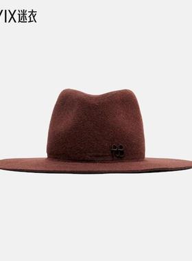 Ruslan Baginskiy 女款羊毛混纺毛毡软呢帽 迷衣时尚