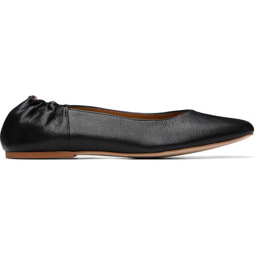 A.P.C. 女士 芭蕾鞋 黑色 Square-Toe Leather