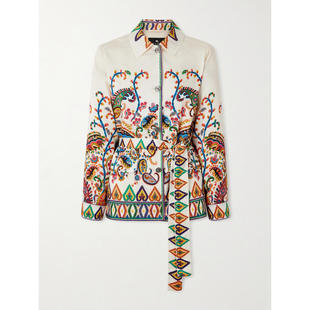 夹克 Etro SS26 女士 佩斯利印花束腰 艾绰