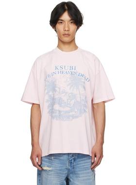 Ksubi 男士 T恤 粉色 Paradiso Ekcess T 恤