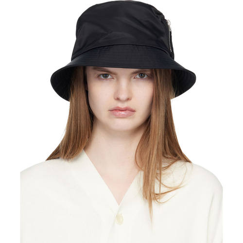 Sacai 女士 渔夫帽 黑色 Single Brim Pocket