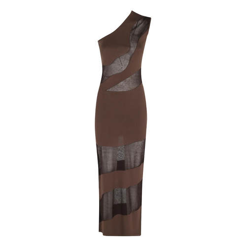 Federica Tosi 女士 SS26 中长连衣裙 棕色连衣裙