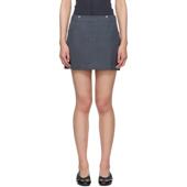 Erin Paloma 短裙 迷你裙 灰色 Wool 女士