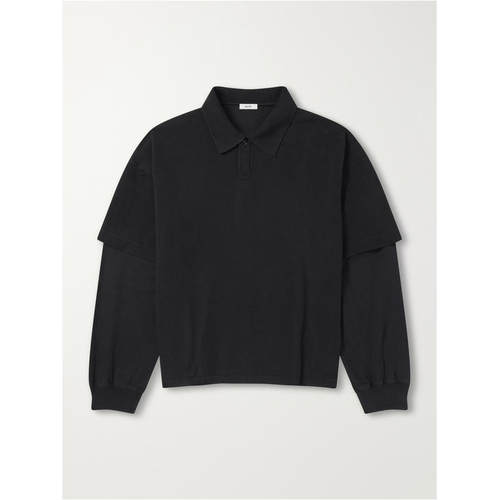 AGOLDE 阿戈尔德 男士 FW26 POLO衫 Curren 层叠感棉质凸纹布