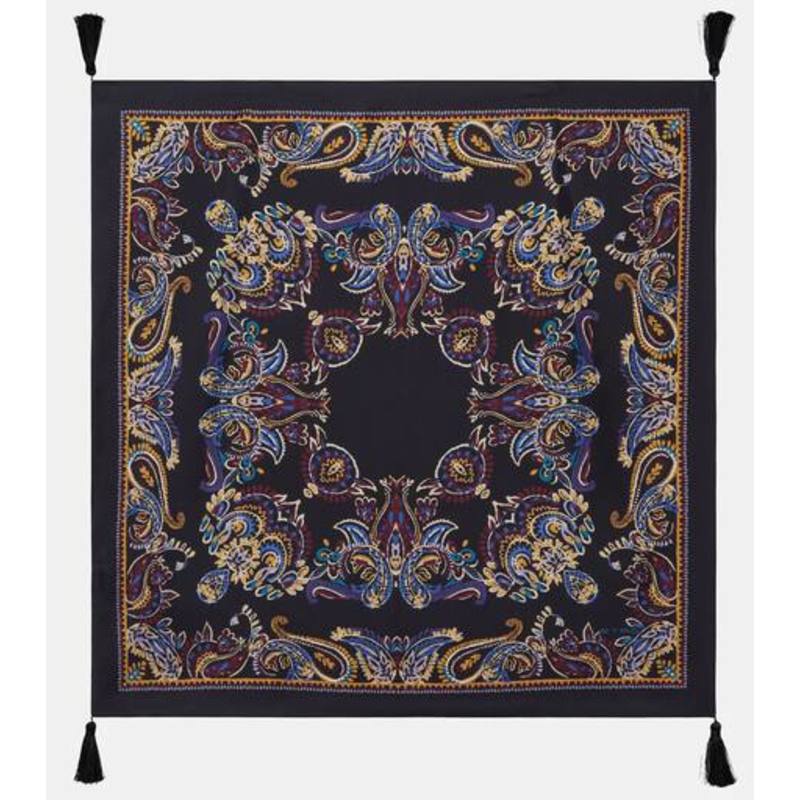 Etro 女士 围巾 佩斯利真丝围巾