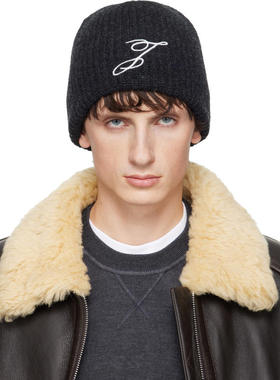 Jacquemus 男士 毛线帽 灰色 The Espiral 毛线帽