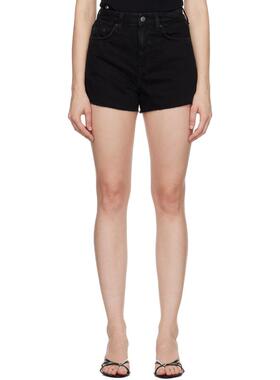 Ksubi 女士 牛仔短裤 黑色 Rise N Hi Stealth 牛仔短裤