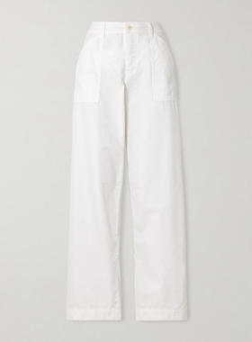 Matteau 女士 SS26 长裤 棉质直筒裤