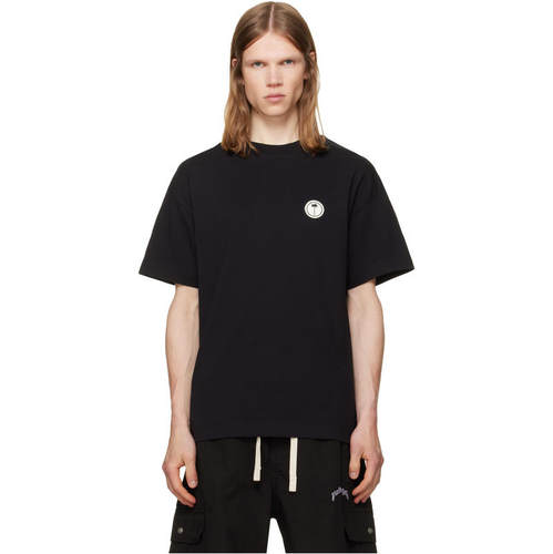 Palm Angels 棕榈天使 男士 T恤 黑色 Tree Logo Regular