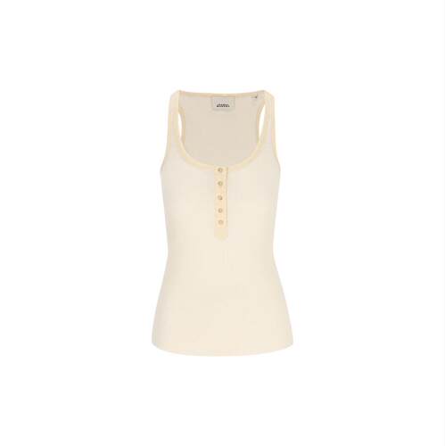 isabel marant 伊莎贝尔·玛兰 女士 背心 灰白色 Helma Silk