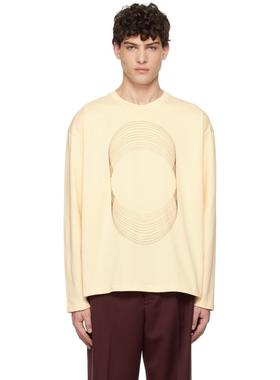 COMMAS 男士 卫衣 黄色 Sunwaves Embroidered 套头衫