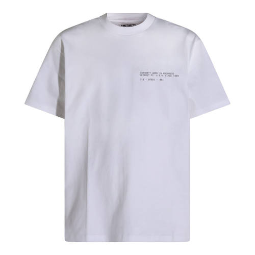 Carhartt WIP 卡哈特 男士 FW26 T恤 PROGRESS 白色棉质羽毛