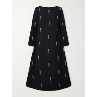 Coretta SIMKHAI 中长连衣裙 SS26 精饰绉纱 女士