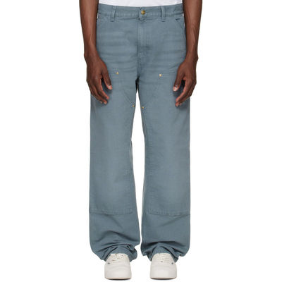 Carhartt WIP 卡哈特 男士 长裤 蓝色 Double Knee
