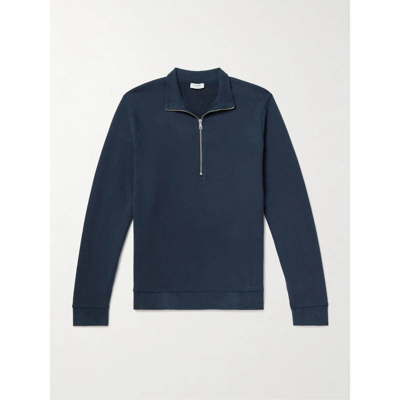 Sunspel 男士 卫衣 棉针织半拉链运动衫,男装,卫衣,淘宝优惠券,粉丝福利购,淘宝优惠卷