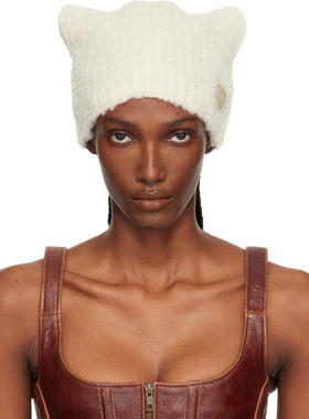 KNWLS 女士 毛线帽 米色 Precious 毛线帽